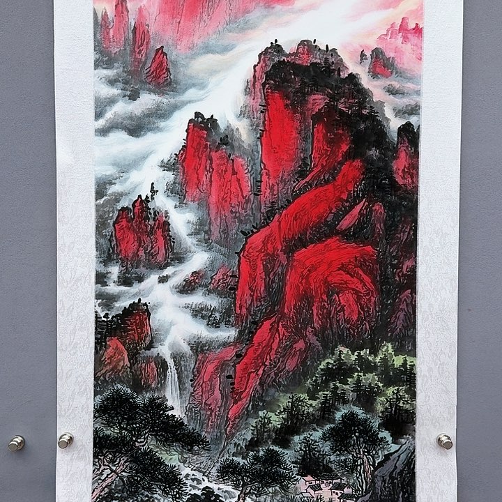 国画书法作品多次参加