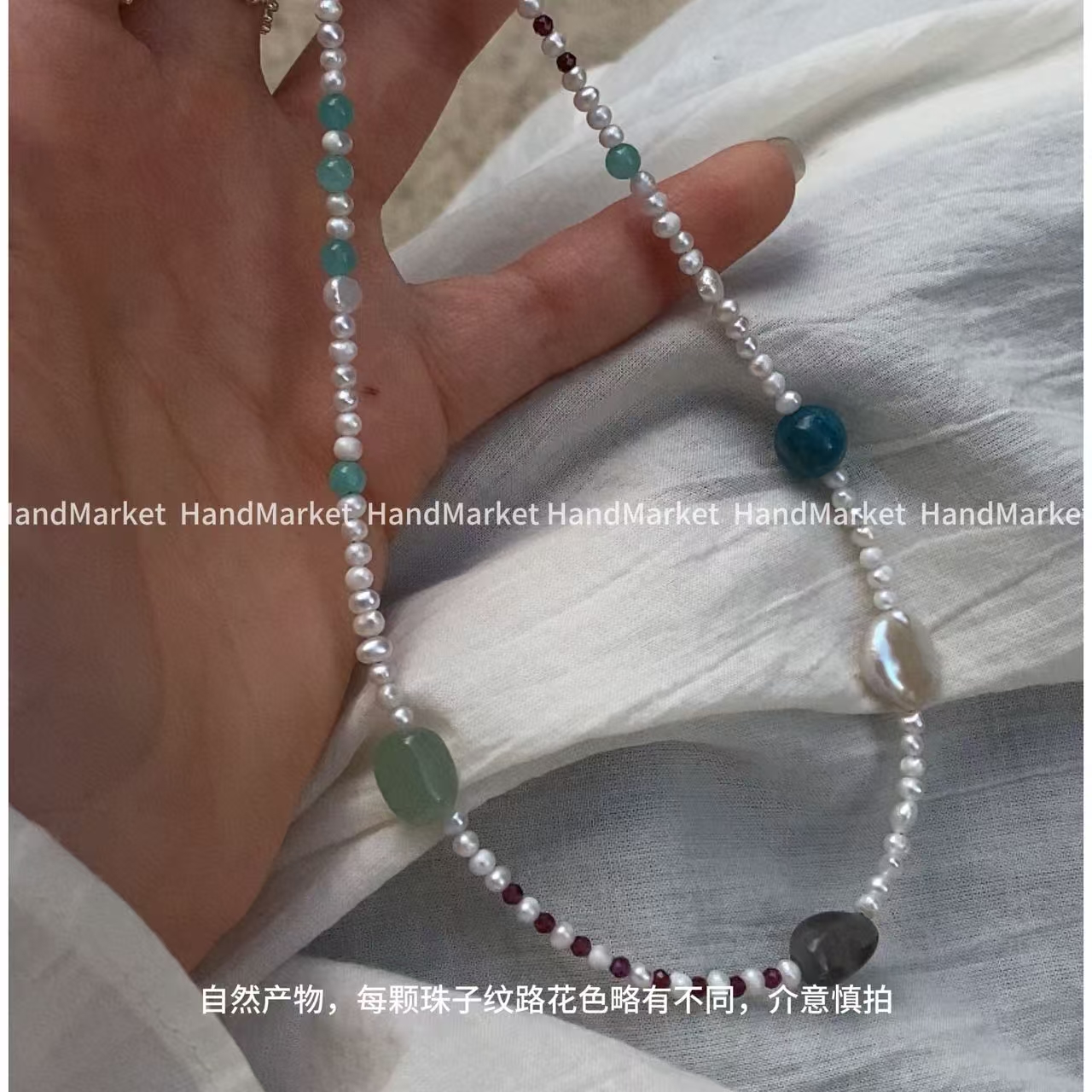 吊坠925银 JIUJIU【海底奇遇】手工时尚百搭小众彩色拼接0714