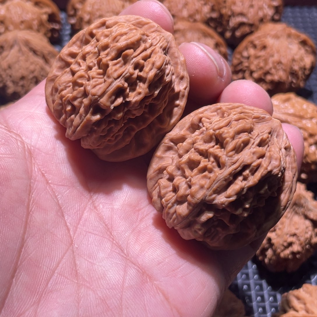 航***航吊坠文玩核桃39全品四座楼