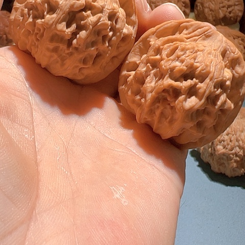 文玩核桃把件二爷帽41