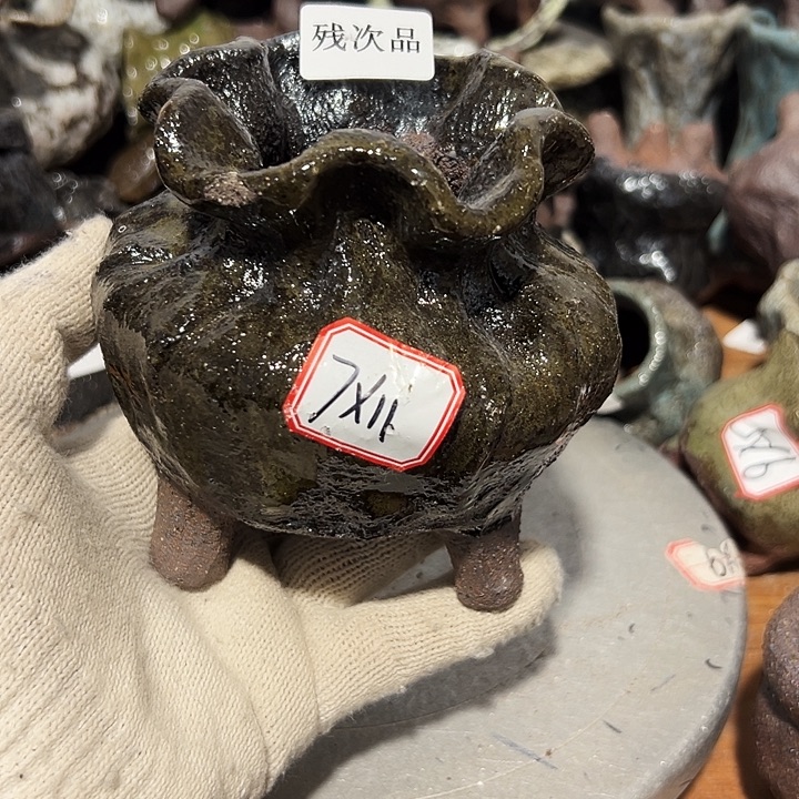 粗陶花盆制作就这样的