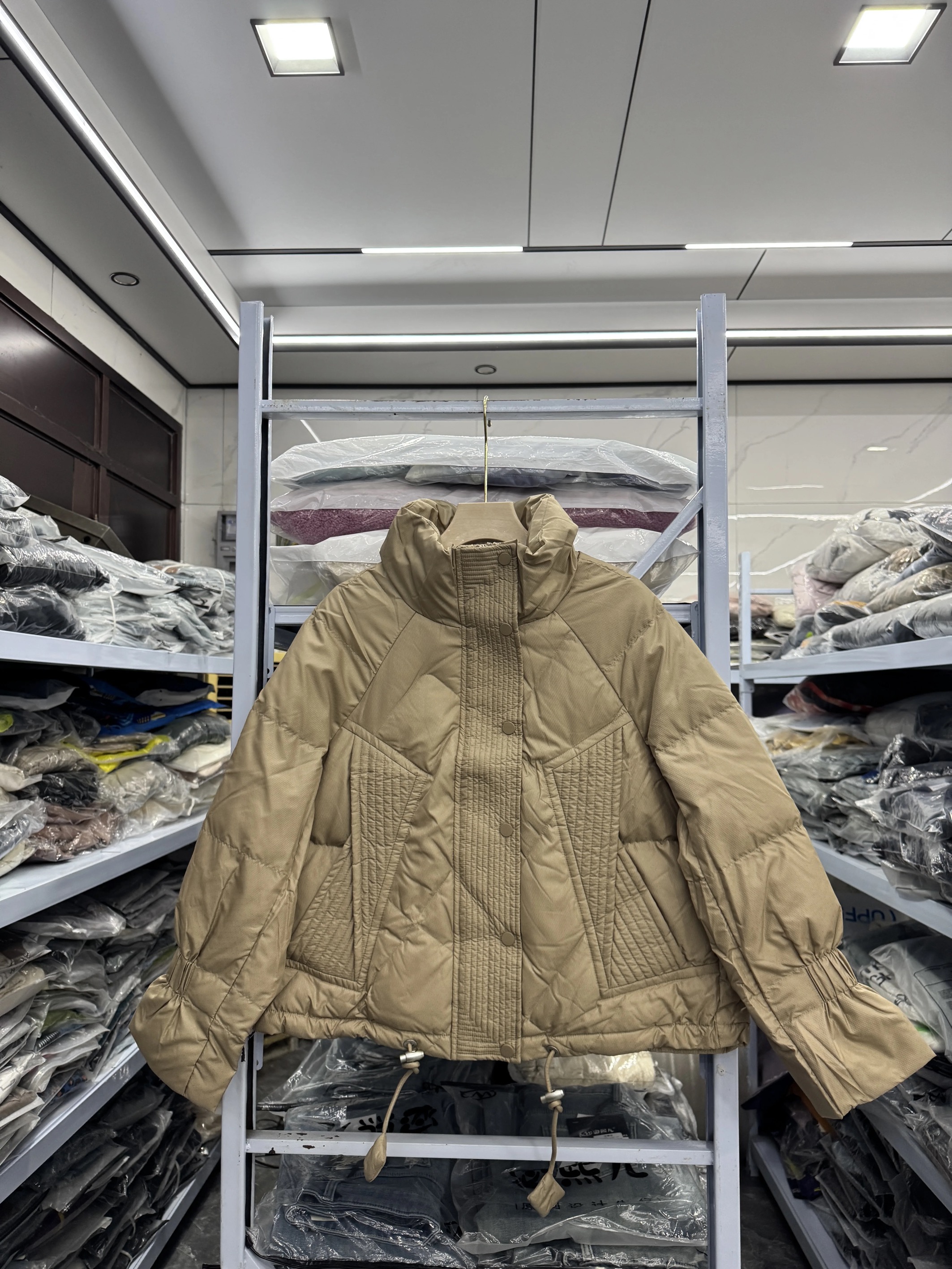 立领韩版休闲短款中长款