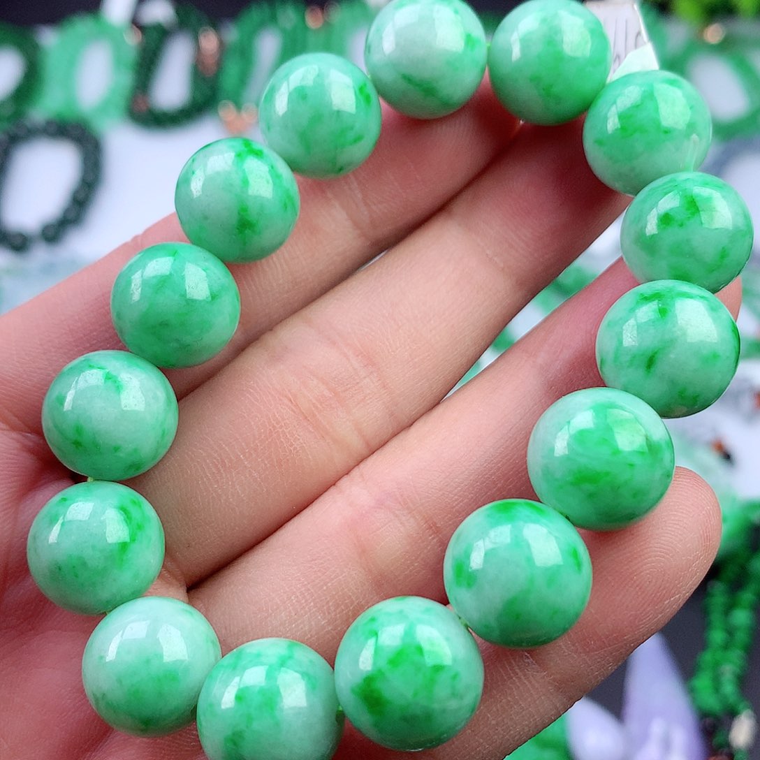 未镶嵌手链翡翠手串