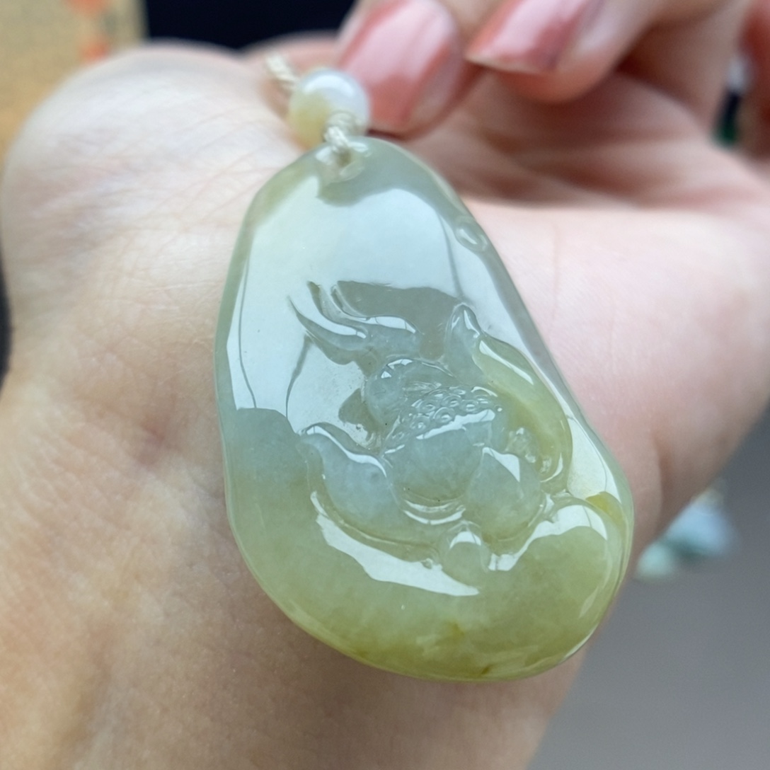 翡翠未镶嵌颈饰吊坠11