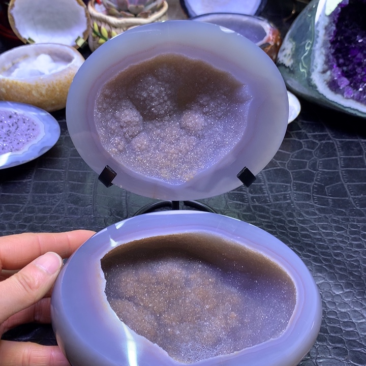 水晶全抛彩软盆未镶嵌