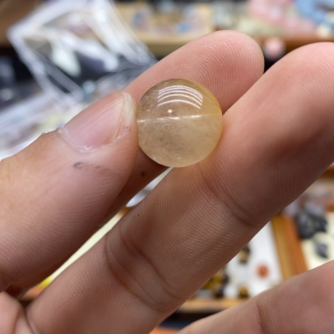 西***猫水晶珠宝半成品未镶嵌