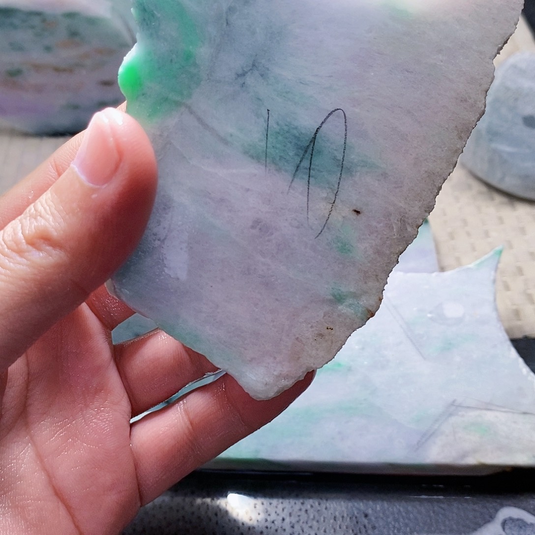 翡翠未镶嵌颈饰888