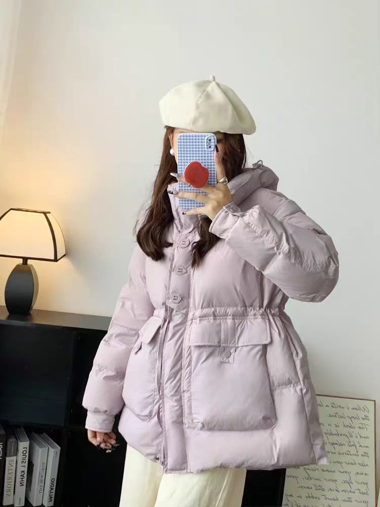 女款短款2025新款冬季时尚连帽羽绒服羽绒服