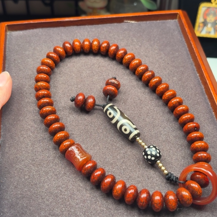 陆***凤把件菩提星月菩提