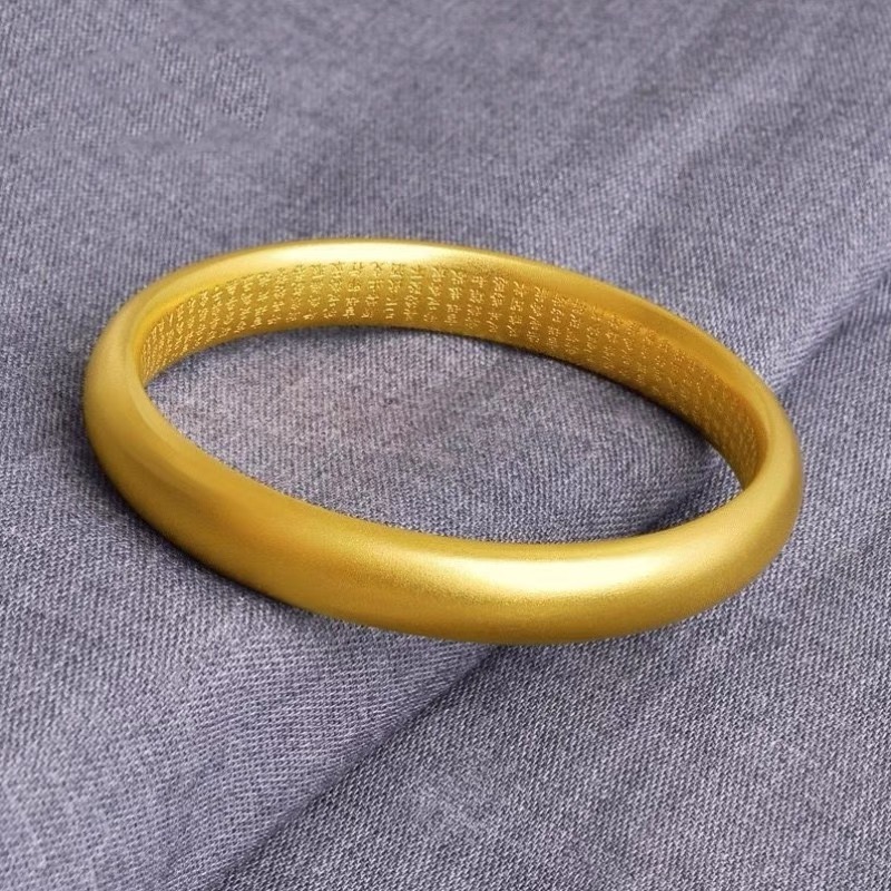 【直播专属】足金999古法心经手镯（QIC质检+证书+礼盒）