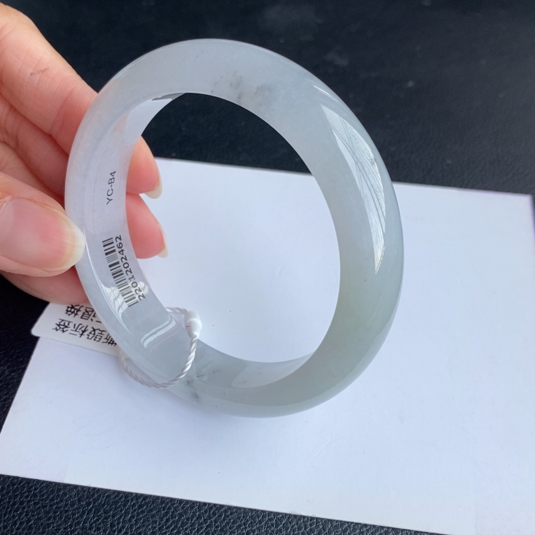 翡翠未镶嵌手镯57正圈