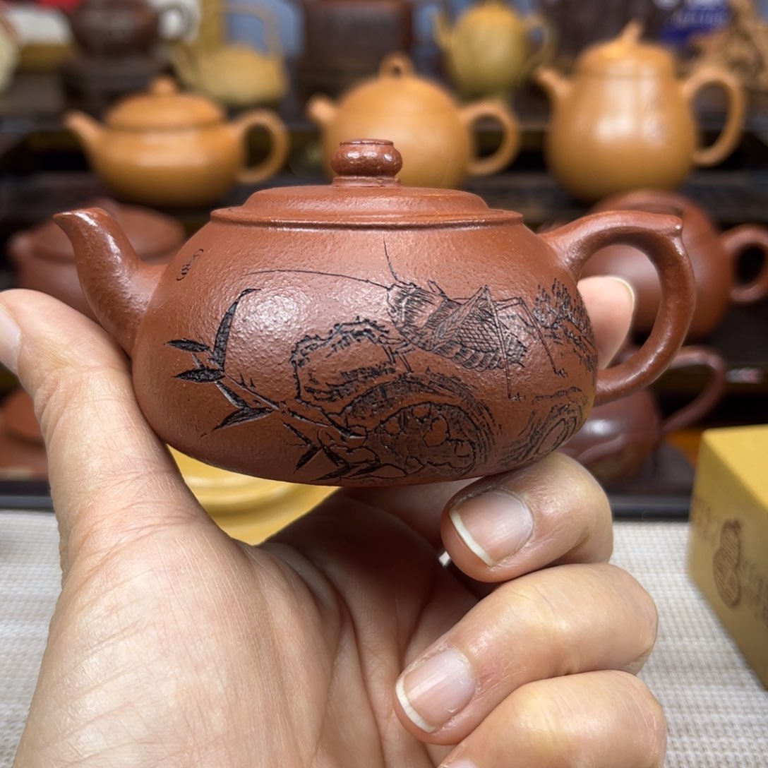 紫砂茶壶紫砂茶具半手工制作