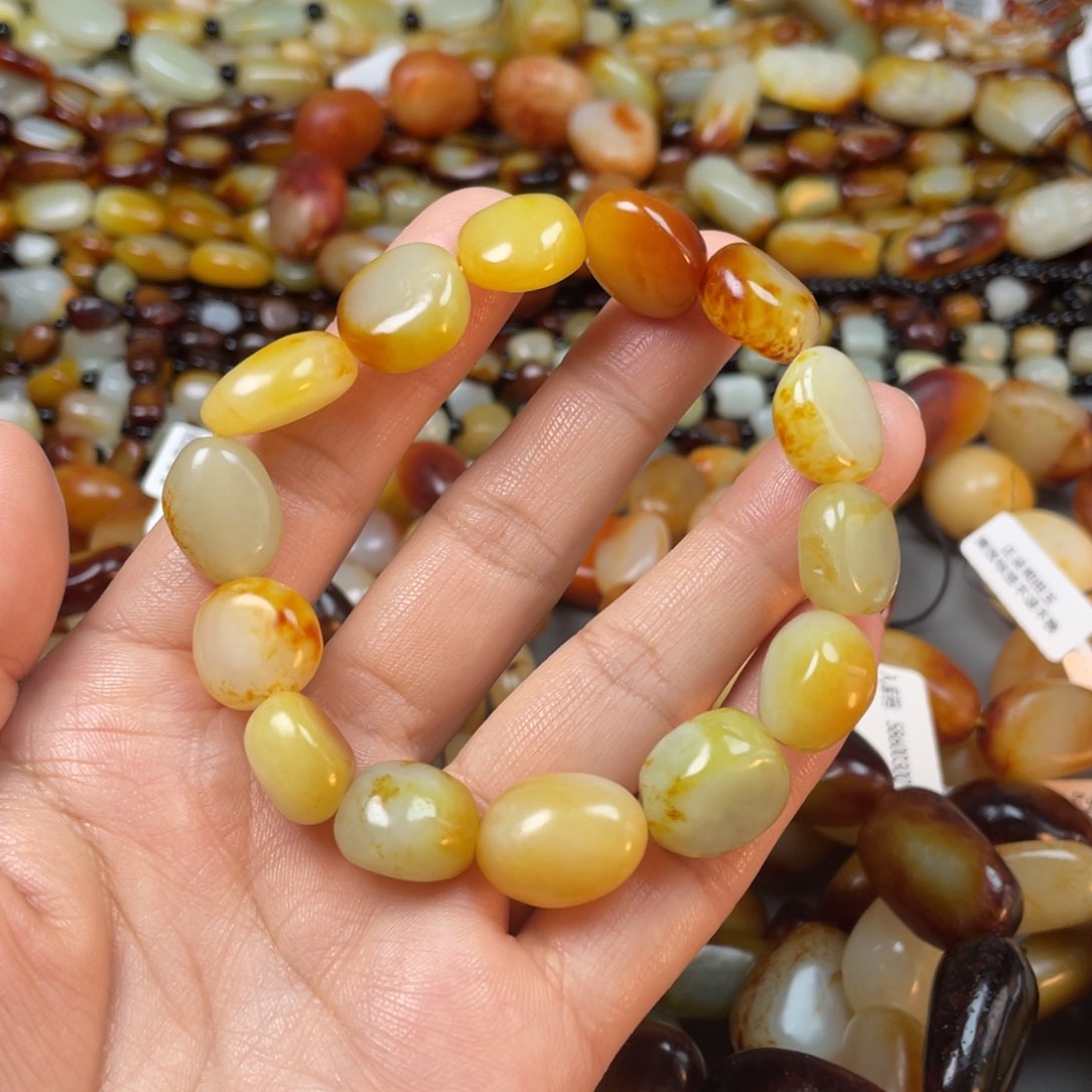 和田玉手链未镶嵌