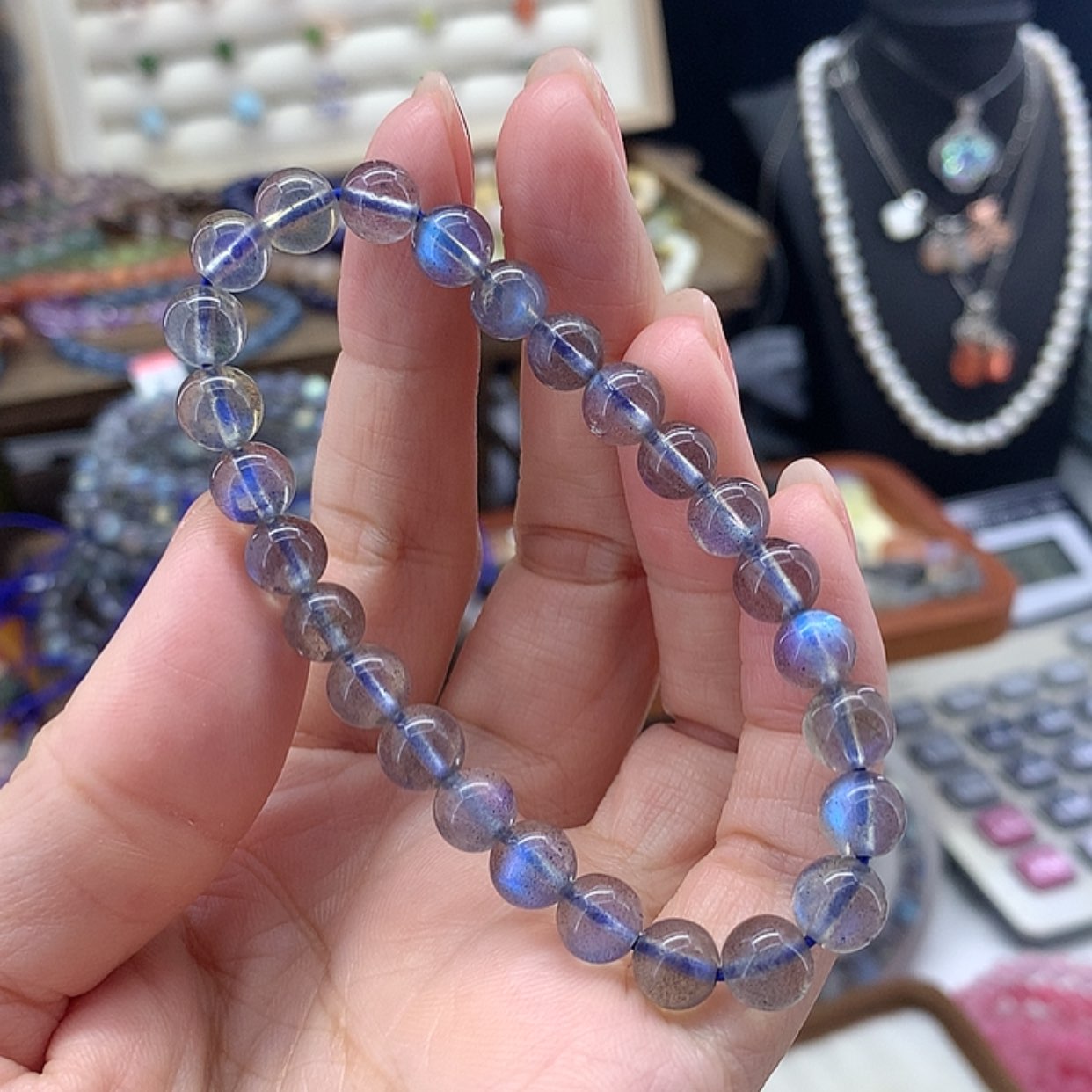 【闪购商品】长石手串未镶嵌V**n手串