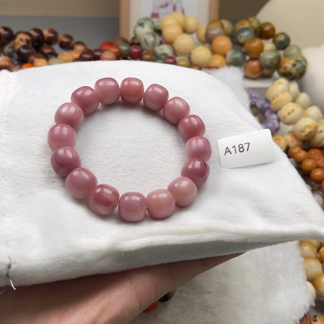 手串菩提根/象牙果熙*?WA187桶珠15mm通货