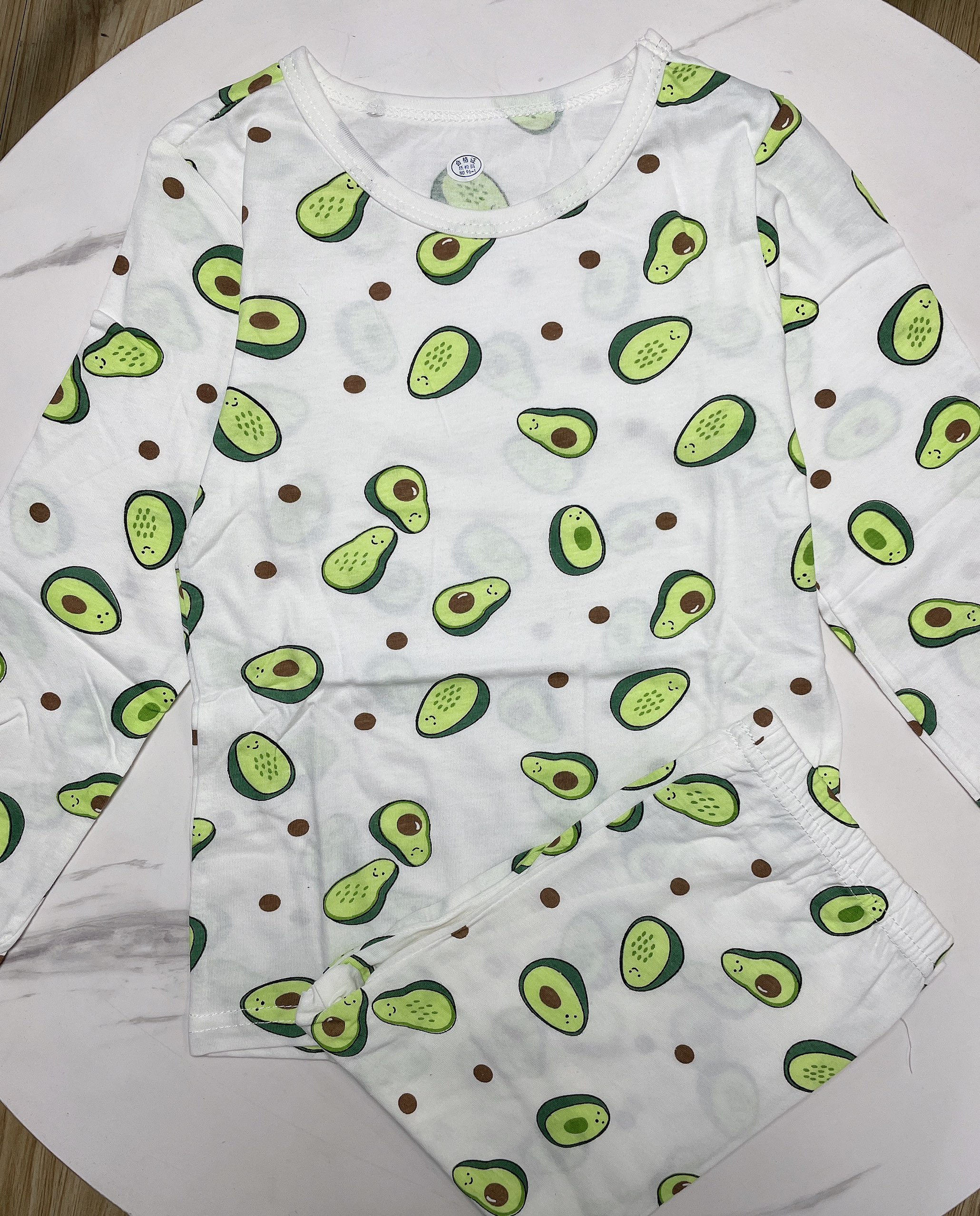 【纯棉九分袖儿童家居服】童装偶有微瑕 