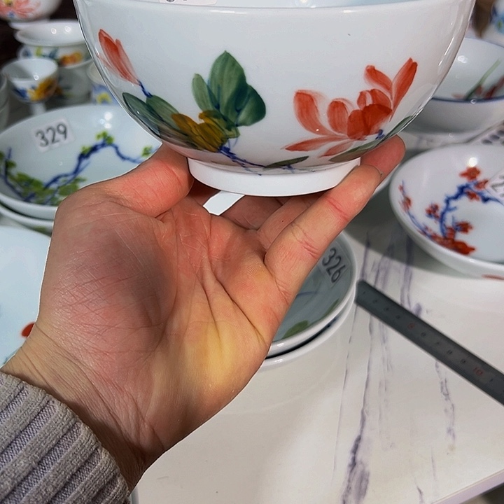 瓷景德镇手工手绘陶瓷6寸