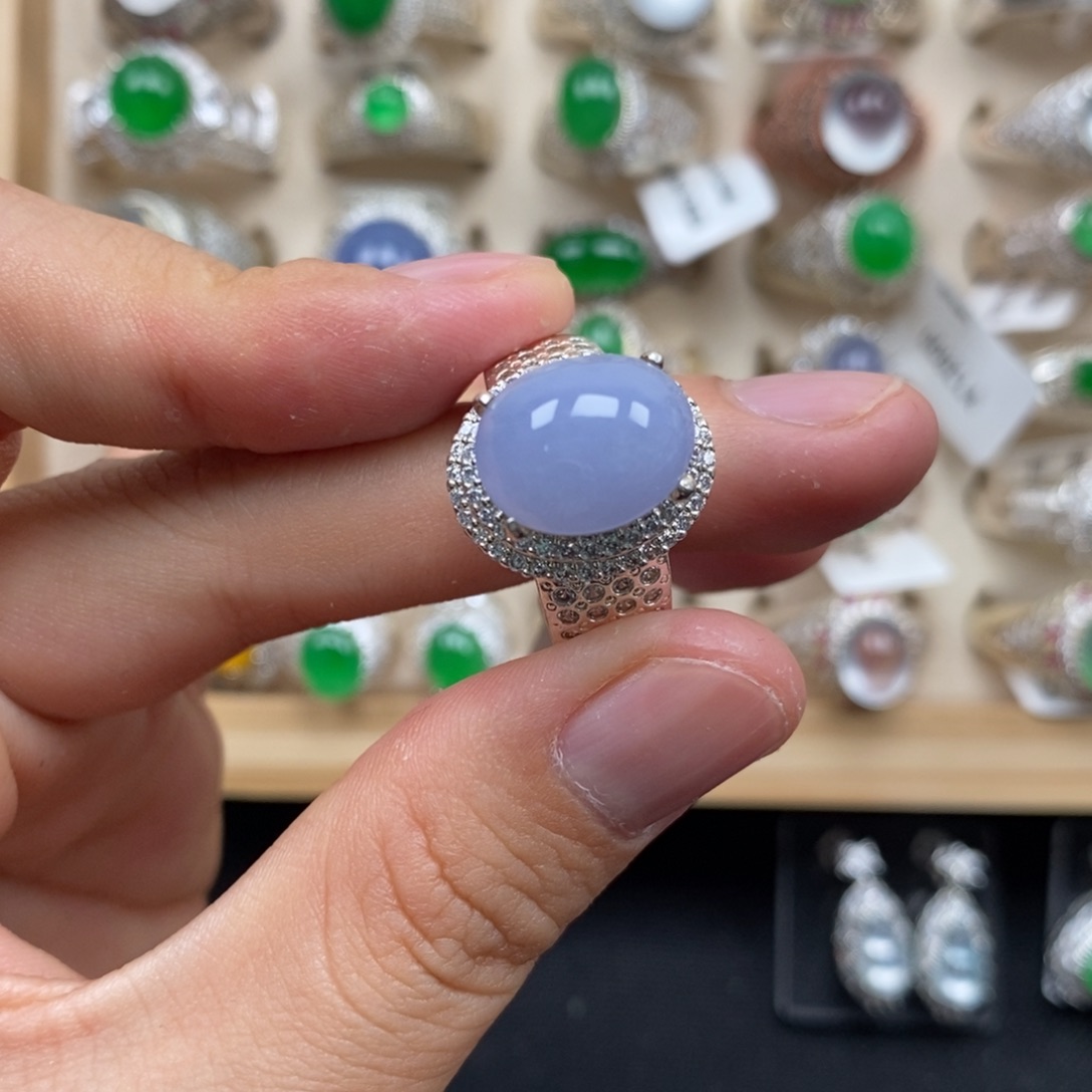 翡翠未镶嵌戒指缅甸天然翡翠a货福利