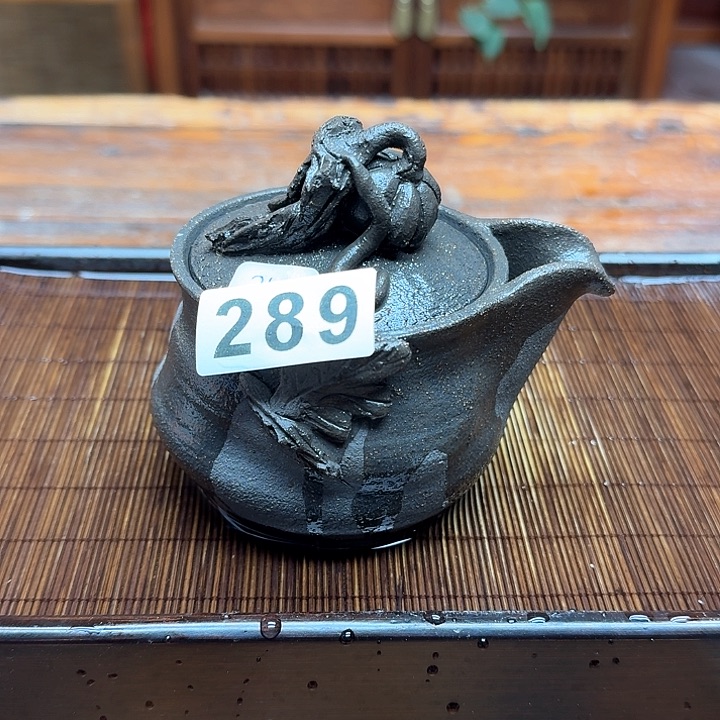 纯手工制作粗陶茶具