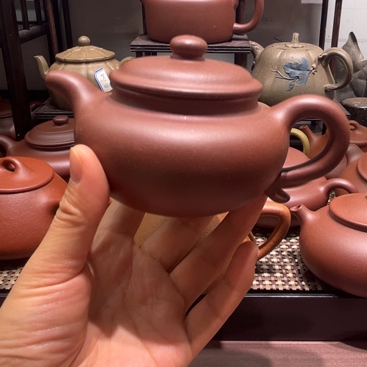 紫砂茶壶微瑕底槽清仿古260cc