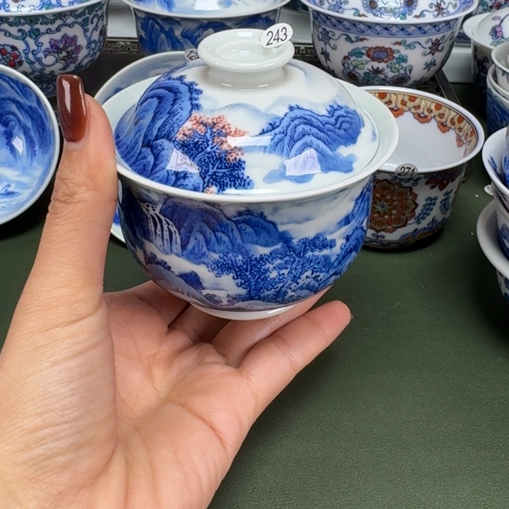 沙沙手工手绘茶具243