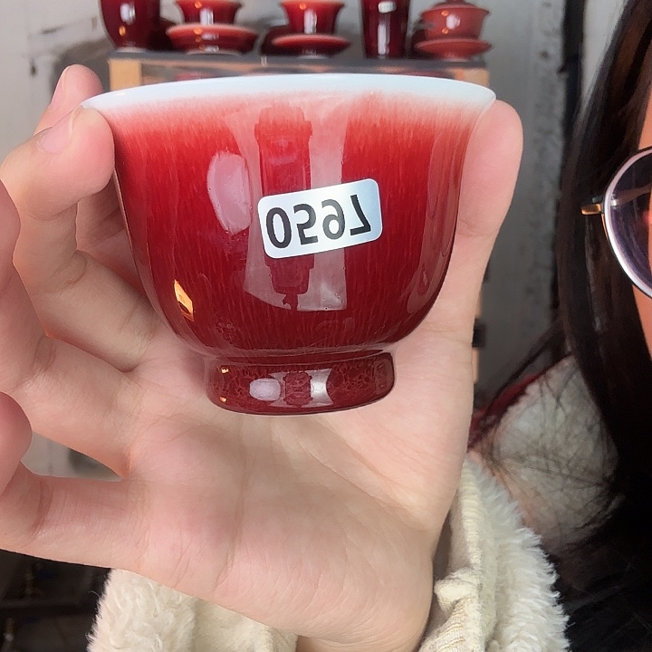 瓷片景德镇郎红陶瓷