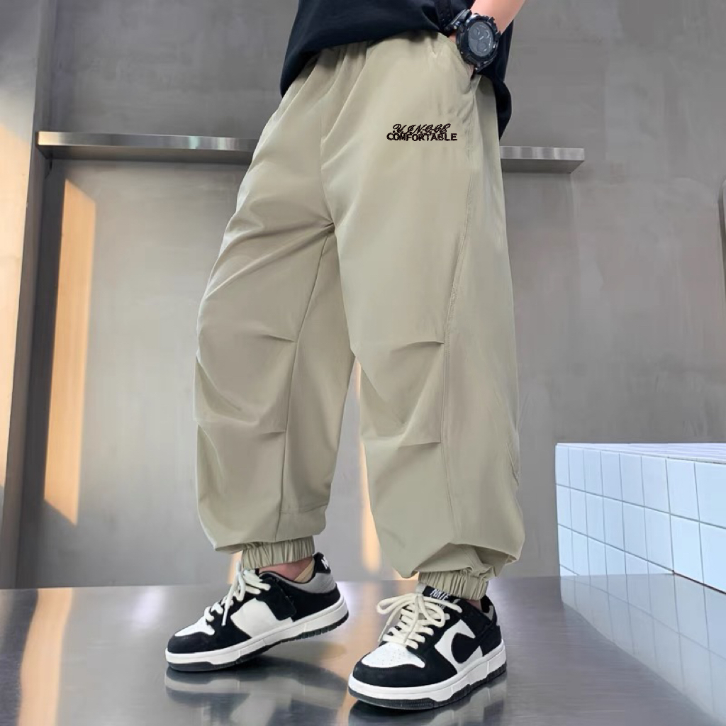 婴格朗迪YBSK208男童单裤夏款薄款休闲裤卫裤春秋季儿童裤宽松