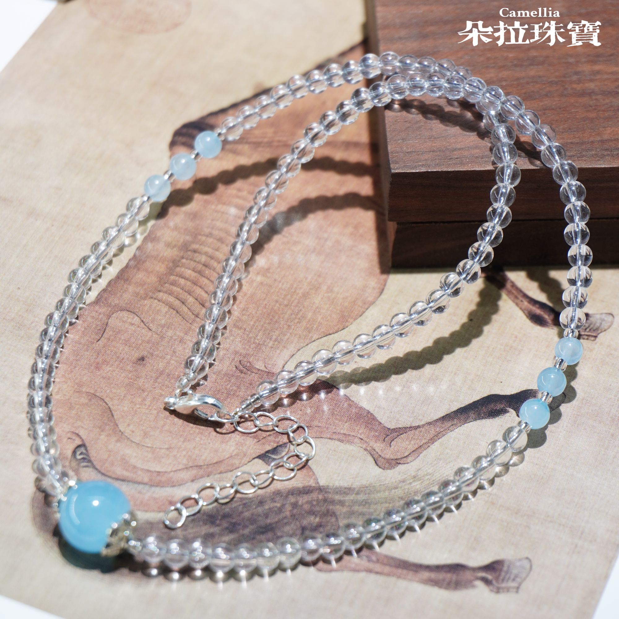 人间山茶 3091 白水晶项链 多样性发其一