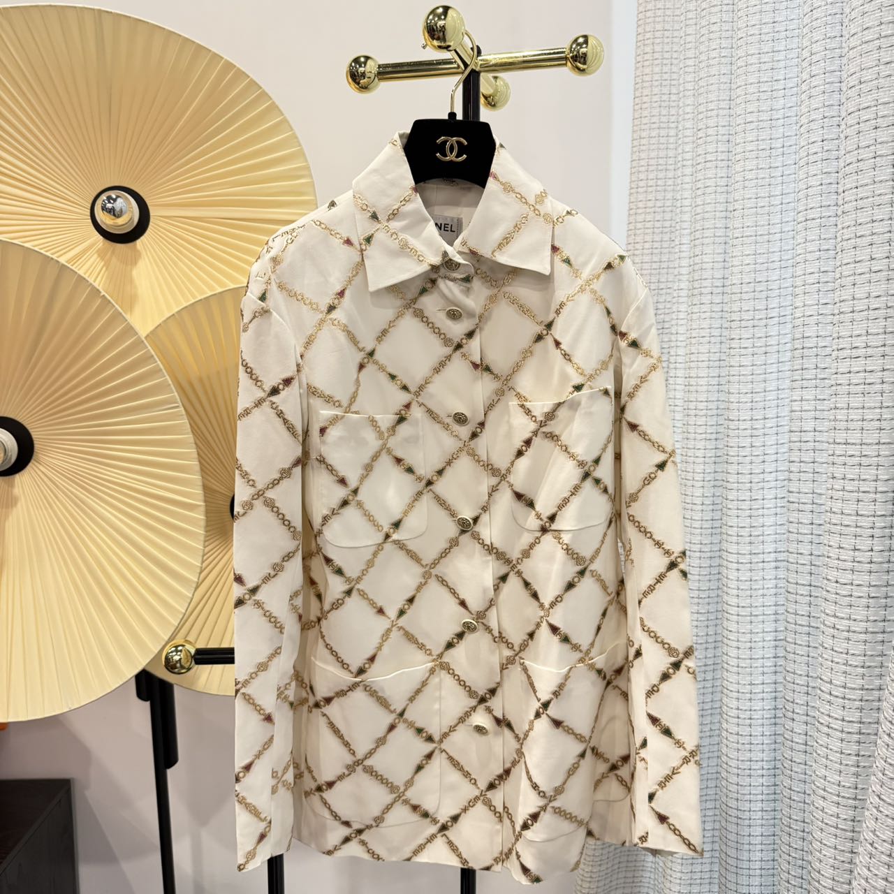 99新 Chanel/香奈儿  22/23预告系列白金菱格外套 34码