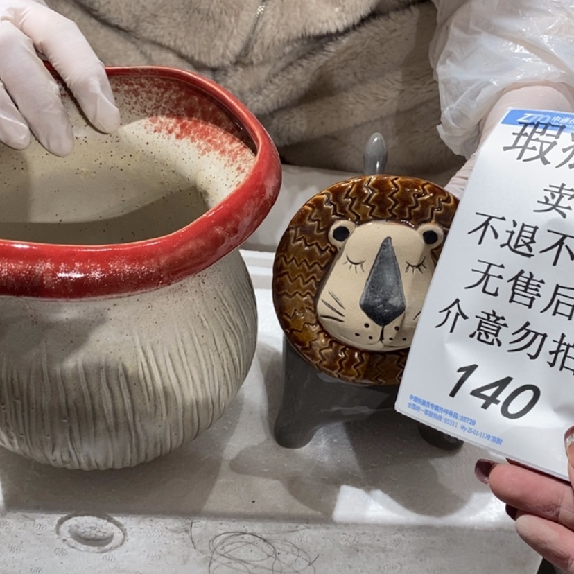 【闪购商品】摆件我**开陶瓷摆件瑕疵特卖