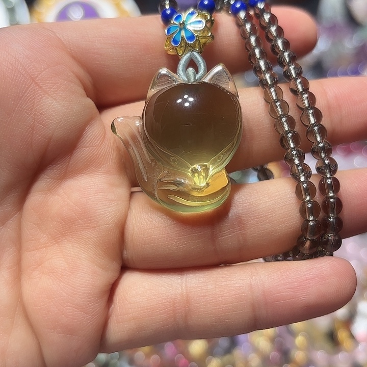 水晶吊坠(不含链)未镶嵌