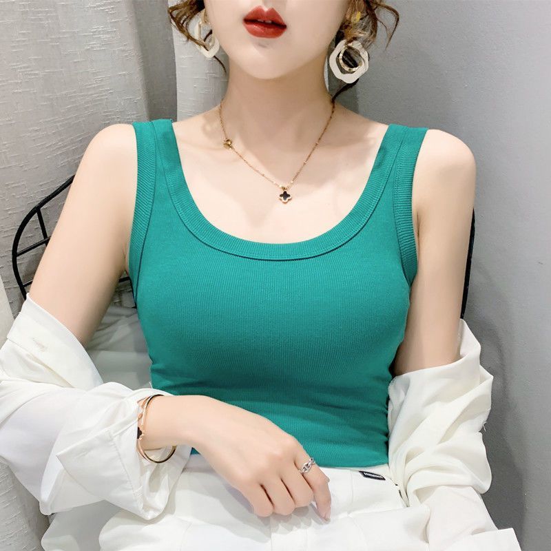 2025新款女士外穿夏天辣妹吊带背心 扣号给编码备注下单-默认瑕疵