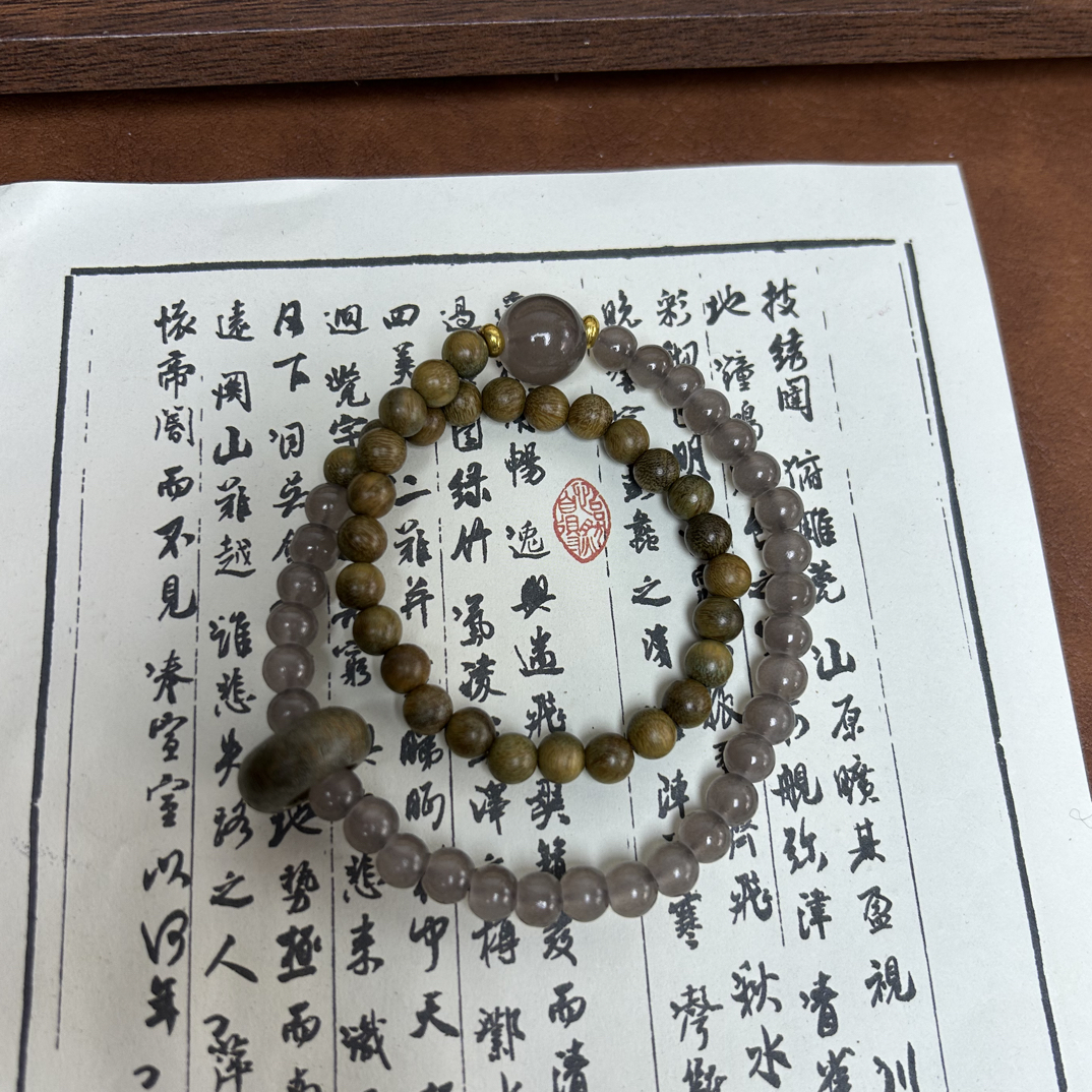 男女款文玩佛珠双圈手串