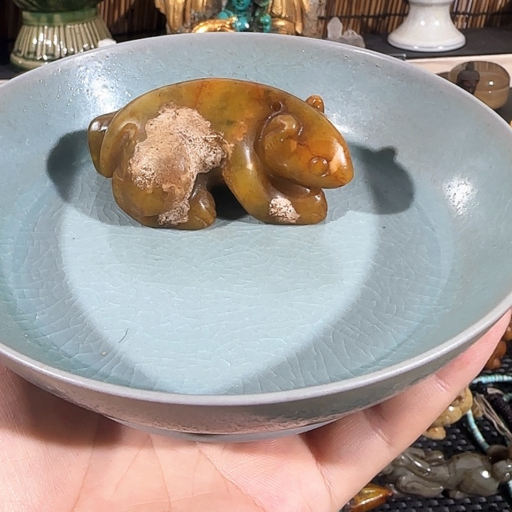 瓷片瓷器摆件创意捡漏开心