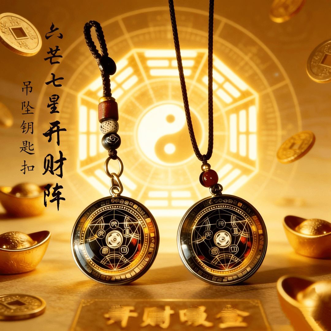【大唐】六芒七星开財阵能量开韵随身守护聚宝財阵驾车个人用品
