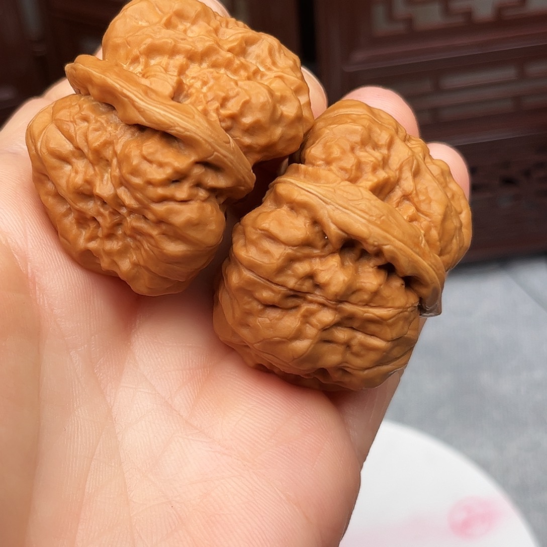 文玩核桃把件蛤蟆头
