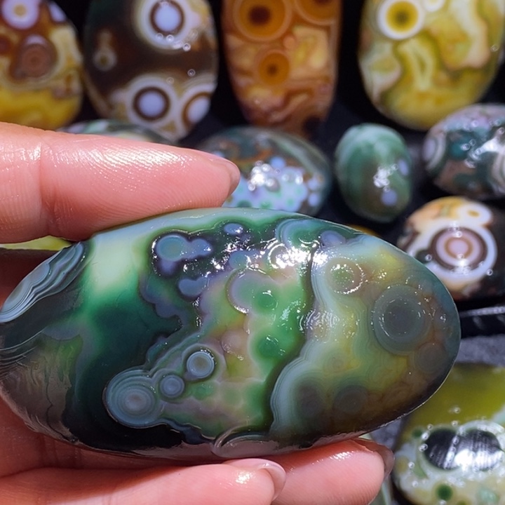 玛瑙/玉髓未镶嵌吊坠(不含链)163