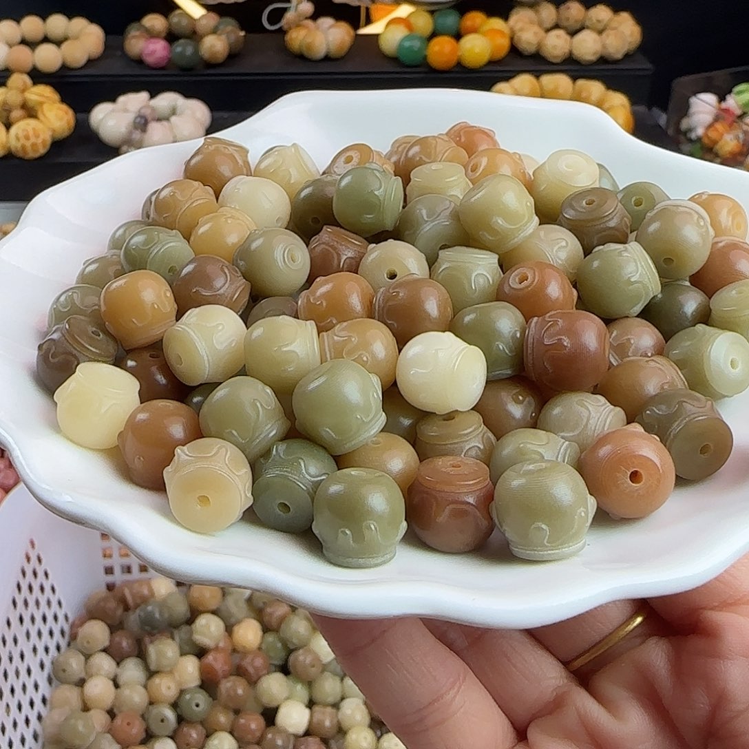 手串菩提根/象牙果卡12多宝蜜罐100颗