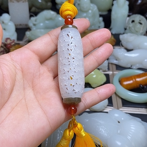 和田玉未镶嵌吊坠(不含链)