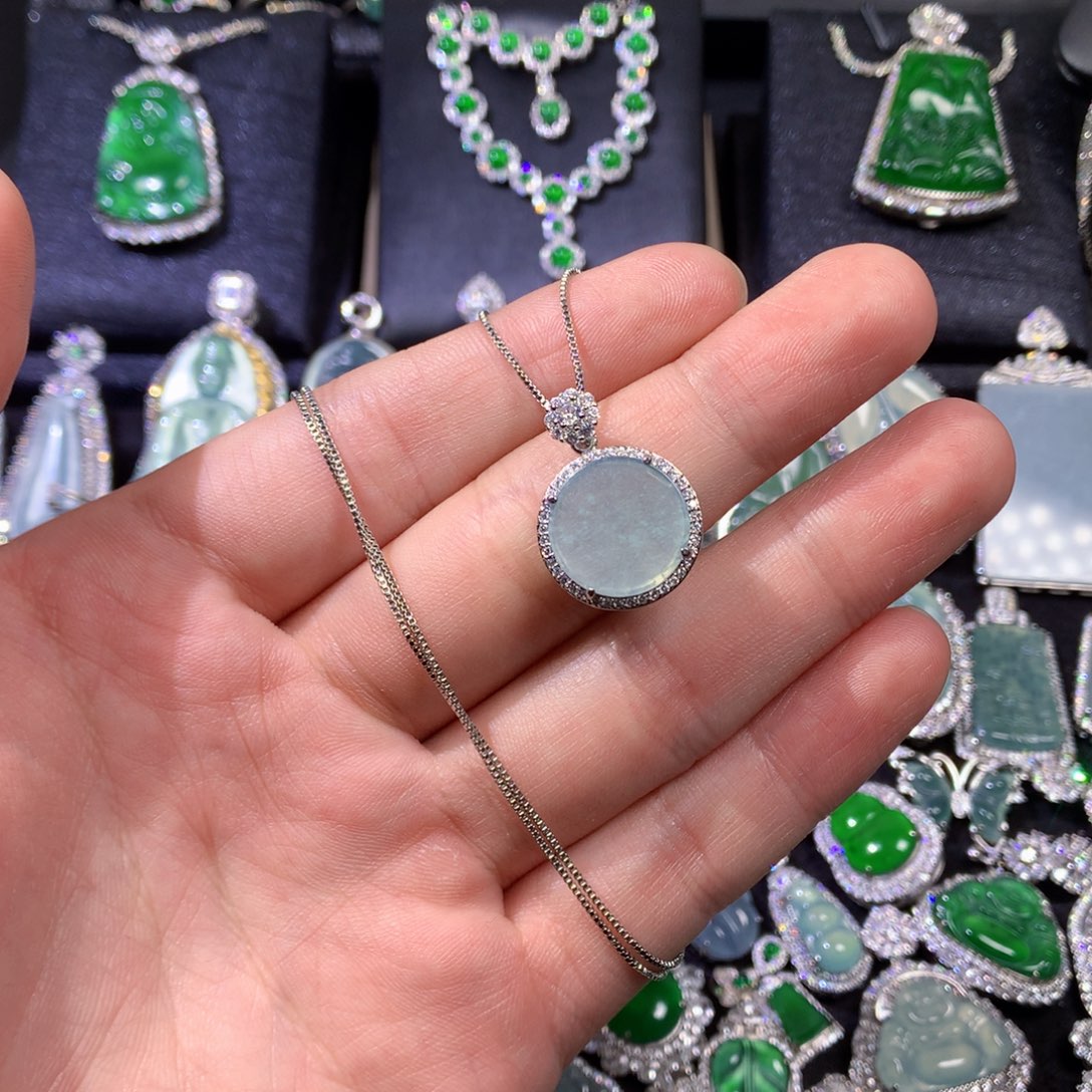 翡翠挂件未镶嵌ㅤ*987667777