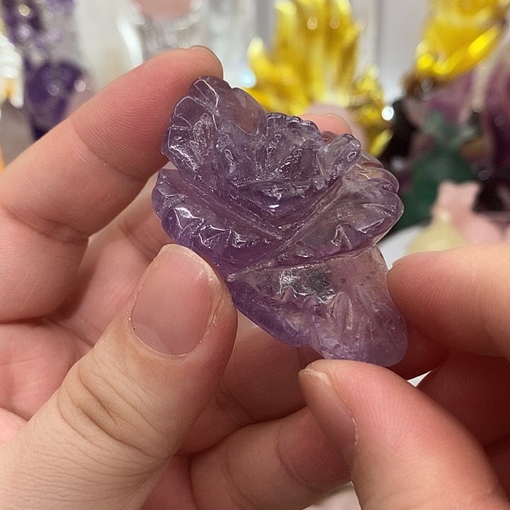 水晶未镶嵌摆件水晶有瑕