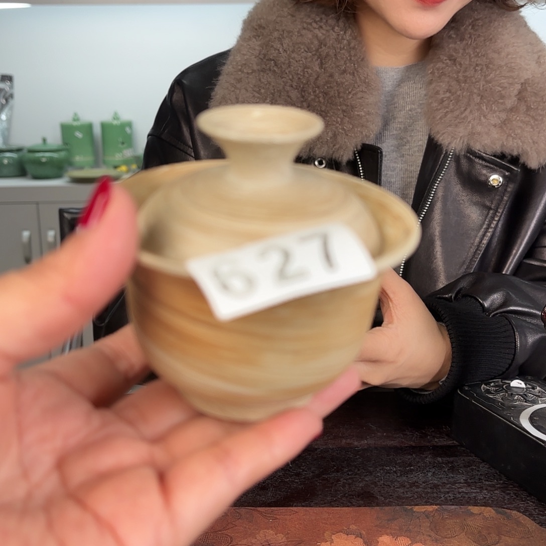 龙泉云间青瓷小米茶器