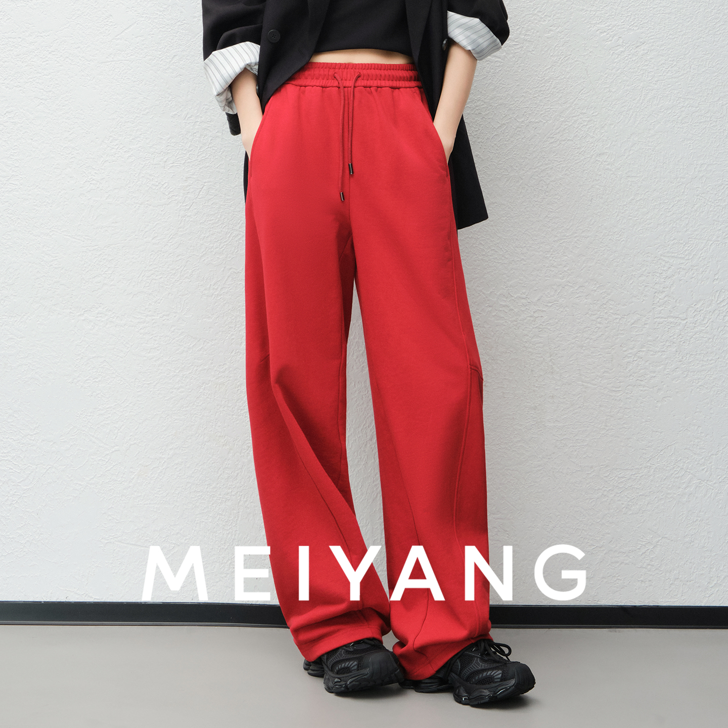 A美洋MEIYANG 光盾休闲裤【商场同款】 当“红”弯刀裤【小70】-周三