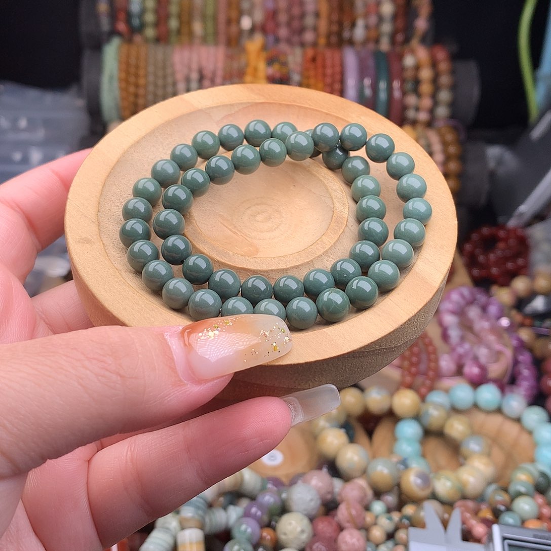 石英质玉未镶嵌手串123