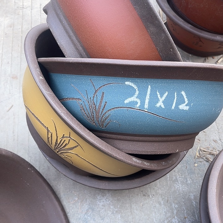 紫砂花盆100-4。31-12