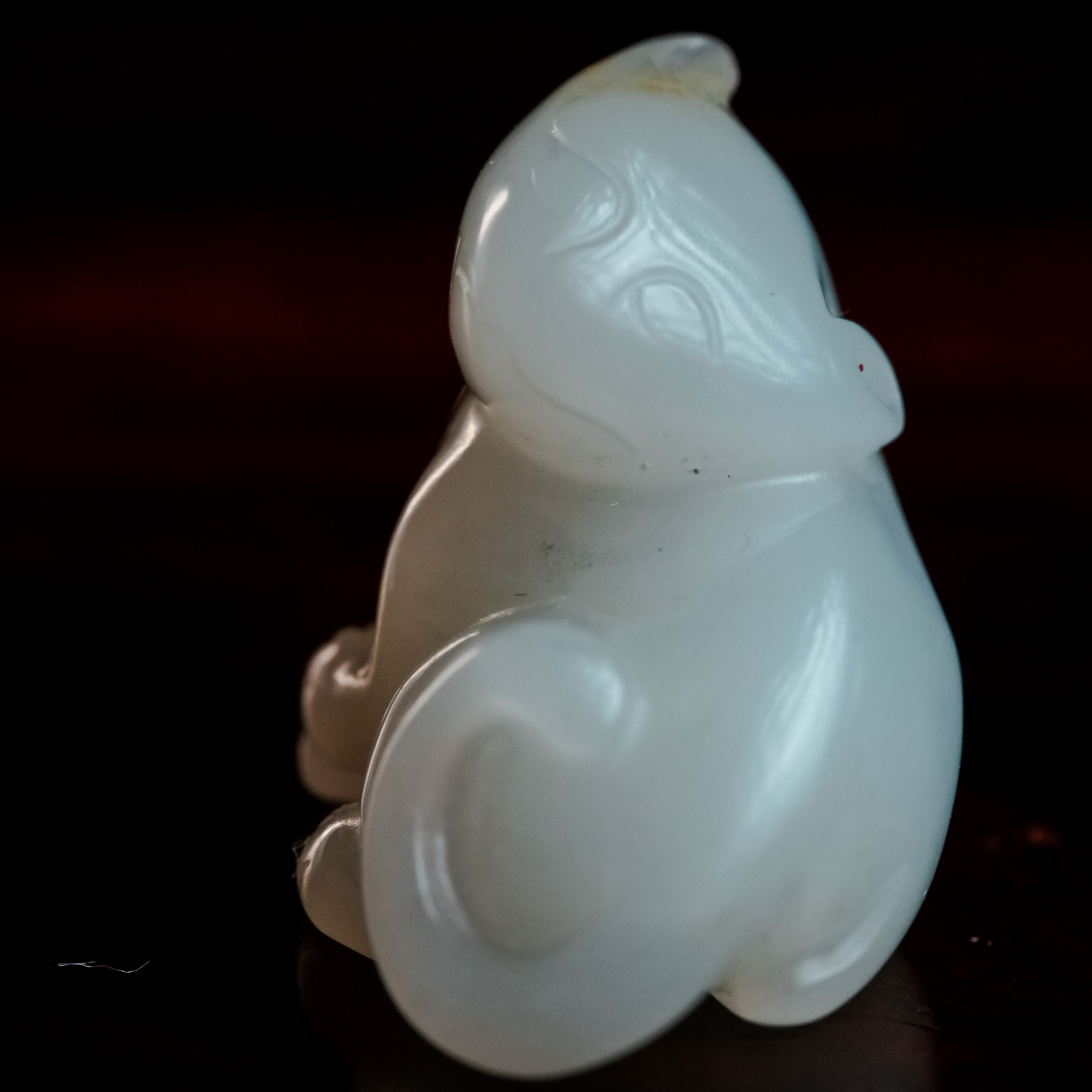 清代和田玉玉獾挂坠-NX