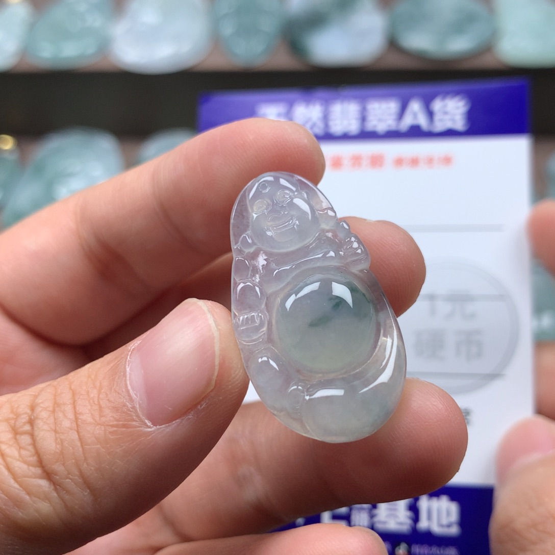 颈饰未镶嵌翡翠天然翡翠