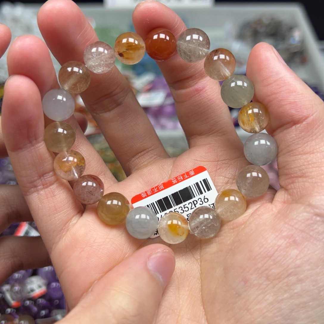 水晶手链未镶嵌卡10精品糖果彩兔毛8