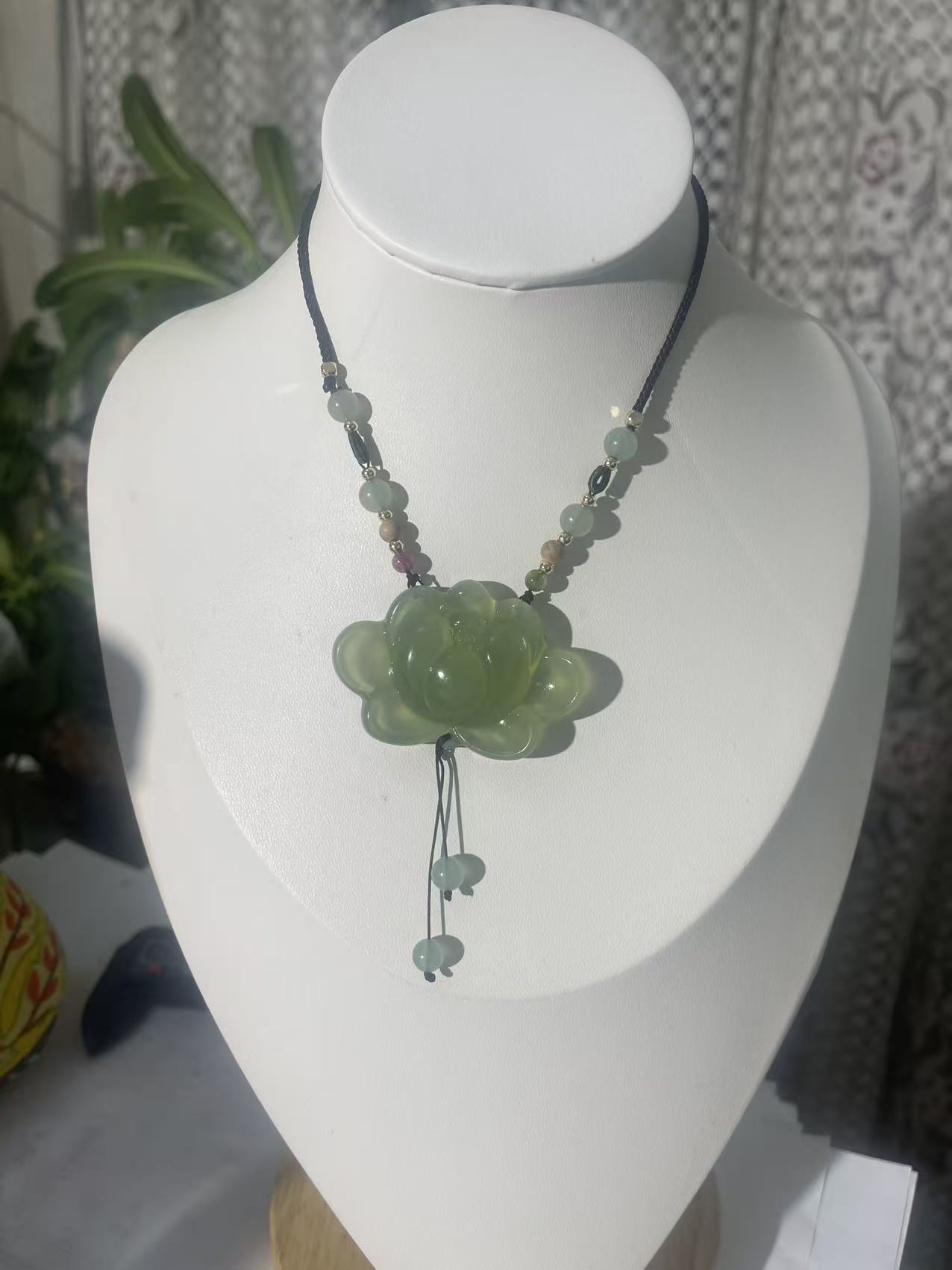 【抖音质检发货】精美岫玉和和美美吊坠