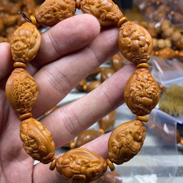 手串/手链橄榄核橄榄核雕工艺手串